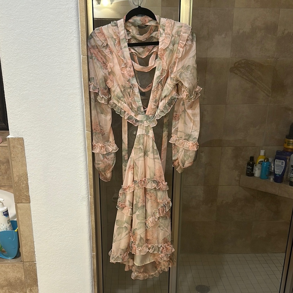 Floral Ruffle Dress